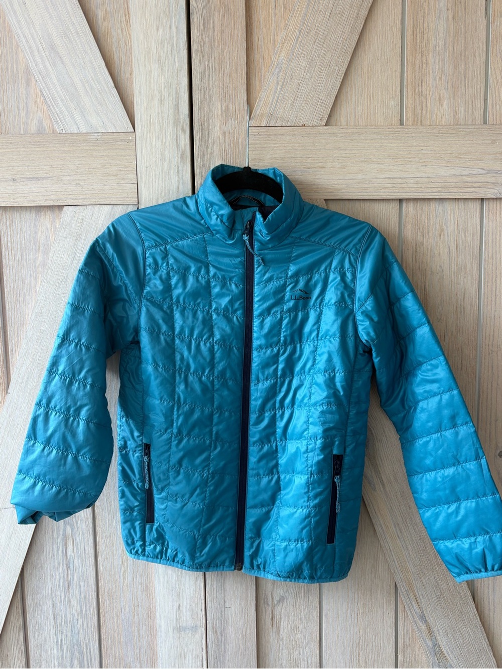 Never Worn L.L. Bean Kids Teal Lightweight Quilted Puffer Jacket